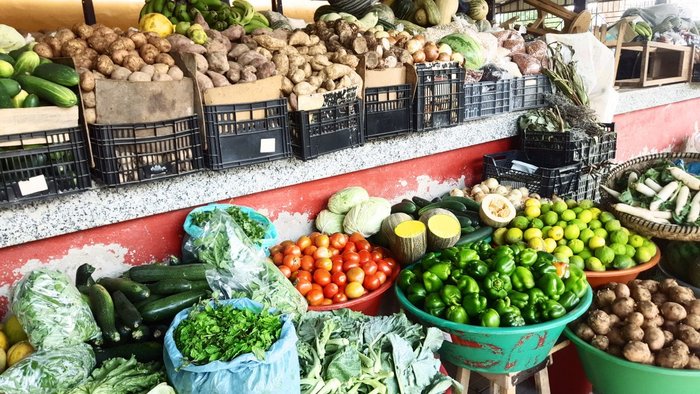 auf dem Gemüsemarkt in Mindelo