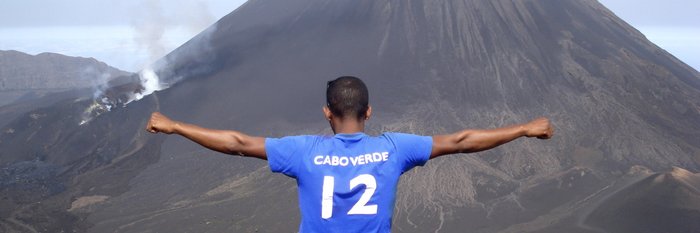 Aktiver Vulkan Pico de Fogo auf der Insel Fogo