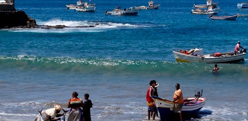 Anlanden Fischerboote Kapverden Gästephotos vista verde tours