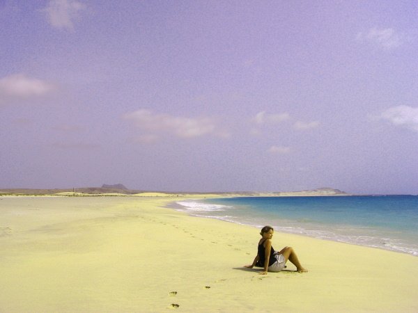 Praia das Chaves auf Boa Vista Einsamer Strand auf Boa Vista