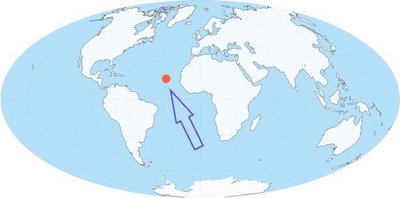 Weltkarte Fokus Kapverden