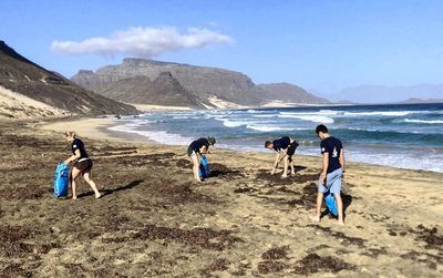 Strandsäuberungsaktion Kapverden