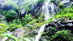 Wasserfall nach Regen auf Santo Antao endlich Regen auf Santo Antao