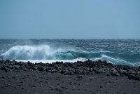 breaking of waves Capo Verde breaking of waves Capo Verde