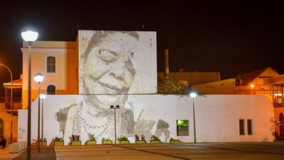 Im Licht der Kapverden: Highlights Im Licht der kapverden - highlights - Konterfei Cesaria Evora by night