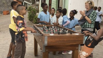 für Familien: Tischkicker in Mindelo
