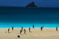 [Translate to English:] Fussball am Strand auf den Kapverden