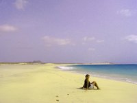 Praia das Chaves auf Boa Vista Einsamer Strand auf Boa Vista