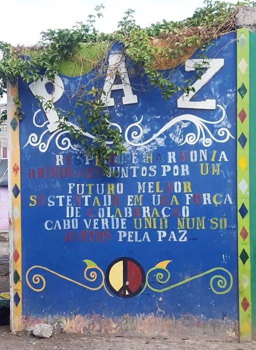 für Perlenfinder auf den Kapverden - Grafitti in Ribeira Bote
