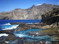 coastal scenery on Brava coastal scenery on Brava